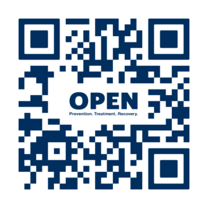 A QR code.